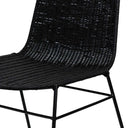 Silla COLETTE, en negro, detalle del acabado