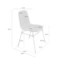 Croquis de medidas — Silla COLETTE