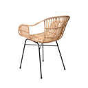 Silla NANCY, vista trasera en perspectiva