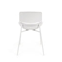 Silla DILETTA, en blanco, vista trasera