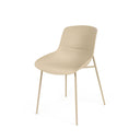 Silla DILETTA, en beige, vista en perspectiva
