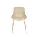 Silla DILETTA, en beige, vista frontal