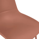 Silla DILETTA, en terracota, detalle del acabado