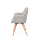 Silla SHARON, en gris, vista lateral