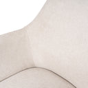 Silla SHARON, en beige, detalle del acabado