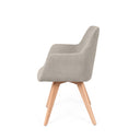 Silla SHARON, en taupe, vista lateral