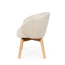 Silla VIRGINIA, en beige, vista lateral
