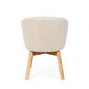 Silla VIRGINIA, en beige, vista trasera