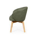 Silla VIRGINIA, en verde, vista lateral
