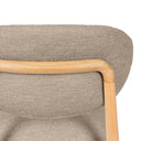 Silla WANDA, en taupe, vista de conjunto