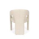 Silla LORETTA, en beige, vista trasera