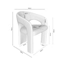 Croquis de medidas — Silla LORETTA