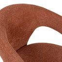 Silla LORETTA, en terracota, detalle del acabado