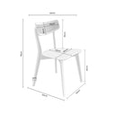 Croquis de medidas — Silla SHIRLEY