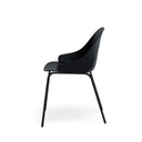Silla SEPHORA, en negro, vista lateral