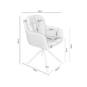 Croquis de medidas — Silla SILVI