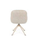 Silla SILVI, en beige, vista trasera