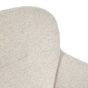 Silla SILVI, en beige, detalle del acabado