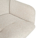Silla SILVI, en beige, detalle del acabado