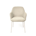 Silla ABIGAIL, en beige, vista frontal