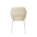 Silla ABIGAIL, en beige, vista trasera