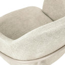 Silla ABIGAIL, en beige, detalle del acabado