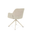 Silla TAIMI, en beige, vista trasera en perspectiva