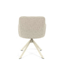 Silla TAIMI, en beige, vista trasera