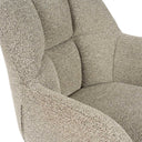 Silla TAIMI, en beige y taupe, detalle del acabado
