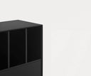 Aparador PLATT de 166 cm con 2 puertas y 1 cajón, en negro – Teulat