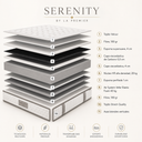 Colchón viscoelástico SERENITY, firmeza media-alta