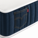Colchón juvenil de muelles ensacados ORIGINAL JEANS, firmeza media-alta