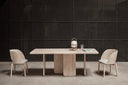 Mesa de comedor ARQ de 200 cm para 8 a 10 personas, en natural claro – Teulat