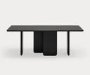 Mesa de comedor ARQ de 200 cm para 8 a 10 personas, en negro – Teulat