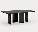 Mesa de comedor ARQ de 200 cm para 8 a 10 personas, en negro – Teulat