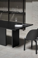 Mesa de comedor ARQ de 200 cm para 8 a 10 personas, en negro – Teulat