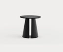Mesa auxiliar redonda CEP de 50 cm, en negro – Teulat