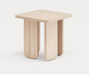 Mesa auxiliar cúbica ARQ de 48 cm, en madera natural – Teulat