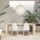 Mesa de comedor ATLAS de 180 cm para 6 a 8 personas, en madera natural – Teulat