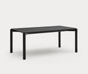 Mesa de comedor ATLAS de 180 cm para 6 a 8 personas, en negro – Teulat