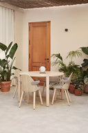 Mesa de comedor redonda ATLAS de 120 cm para 4 a 6 personas – Teulat