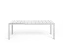 Mesa Rio ALU 140 extensible, en blanco – Nardi