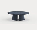 Mesa de centro redonda CEP de 110 cm, en azul – Teulat