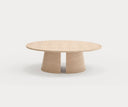 Mesa de centro redonda CEP de 110 cm, en natural – Teulat