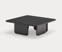 Mesa de centro cuadrada ARQ de 100 × 100 cm, en negro – Teulat