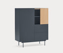 Mueble auxiliar alto OTTO de 100 cm con 2 puertas y 2 cajones – Teulat