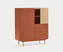 Mueble auxiliar alto OTTO de 100 cm con 2 puertas y 2 cajones – Teulat