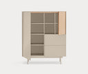 Mueble auxiliar alto OTTO de 100 cm con 2 puertas y 2 cajones – Teulat