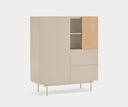 Mueble auxiliar alto OTTO de 100 cm con 2 puertas y 2 cajones – Teulat
