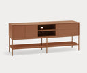 Mueble TV PLATT de 178 cm con 2 puertas y 2 cajones, en arcilla – Teulat